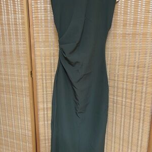 Zara Dark Green Midi Dress